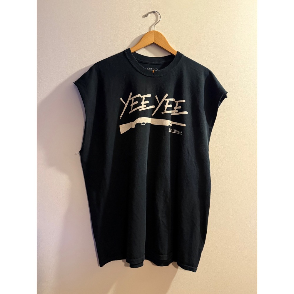 Granger Smith Earl Dibbles Jr Yee Yee Muscle Tee Black XXL Shotgun Graphic